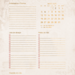 Calendario Mensal Maio Planner Harry Potter 25