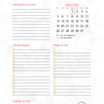 Calendario Mensal Maio Planner Snoopy