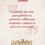 Capa de DEZEMBRO Planner Harry Potter 25