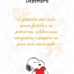 Capa de DEZEMBRO Planner Snoopy