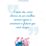 Capa de FEVEREIRO Planner Stitch e Angel