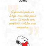 Capa de JUNHO Planner Snoopy