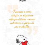 Capa de MAIO Planner Snoopy