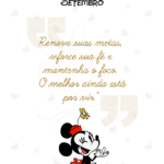 Capa de SETEMBRO Planner Minnie 2025