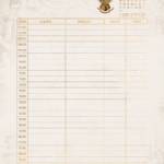 Pagina Agenda Clientes Marco Planner Harry Potter 25