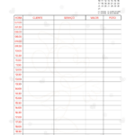 Pagina Agenda Clientes Marco Planner Minnie 25