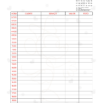 Pagina Agenda Clientes Novembro Planner Minnie 25