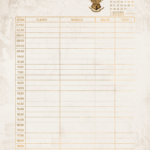 Pagina Agenda Clientes Outubro Planner Harry Potter 25