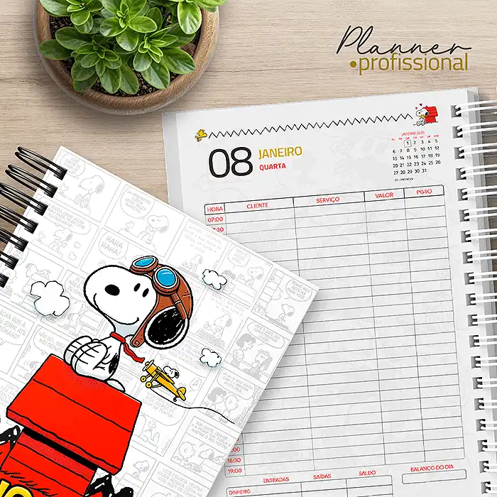 Profissional Planner Snoopy