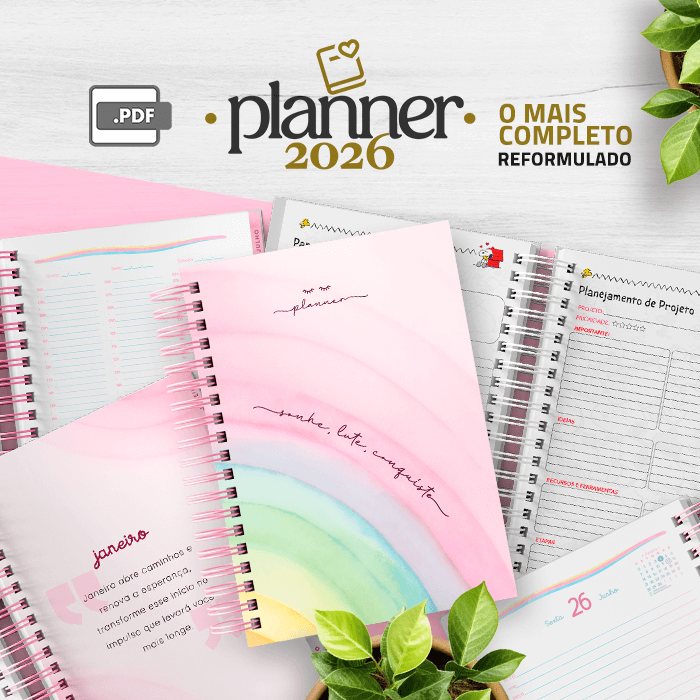 Blog Planner Colorido 2026 Blog Planner Colorido 2026