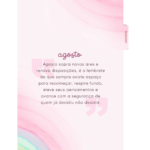 Capa de AGOSTO Planner Colorido 2026