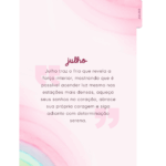 Capa de JULHO Planner Colorido 2026