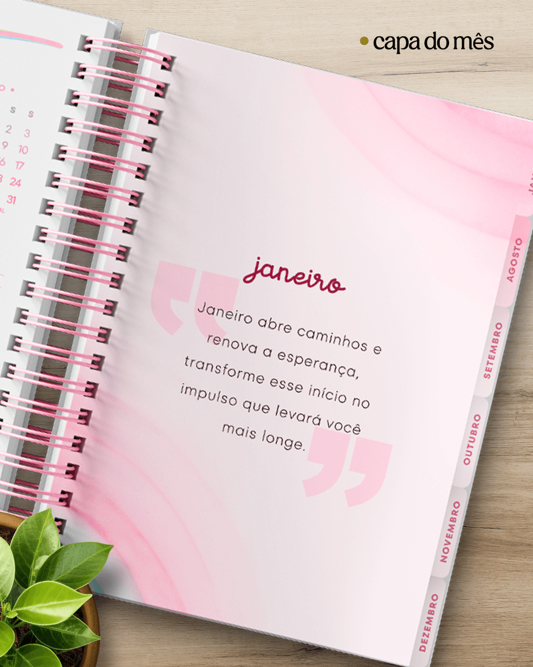 Capa do Mes Planner Colorido 2026 Capa do Mes Planner Colorido 2026