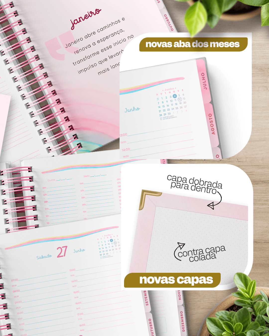 Detalhes Planner Colorido 2026 Detalhes Planner Colorido 2026