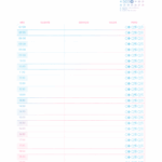 Fevereiro Miolo Agenda Profissional Planner Colorido 2026