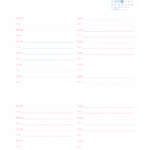 Fevereiro Miolo Agenda Sabado e Domingo Planner Colorido 2026