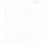 Janeiro Miolo Agenda Sabado e Domingo Planner Colorido 2026