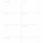 Metas da Semana Planner Colorido 2026