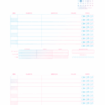 Outubro Miolo Agenda Sabado e Domingo Profissional Planner Colorido 2026