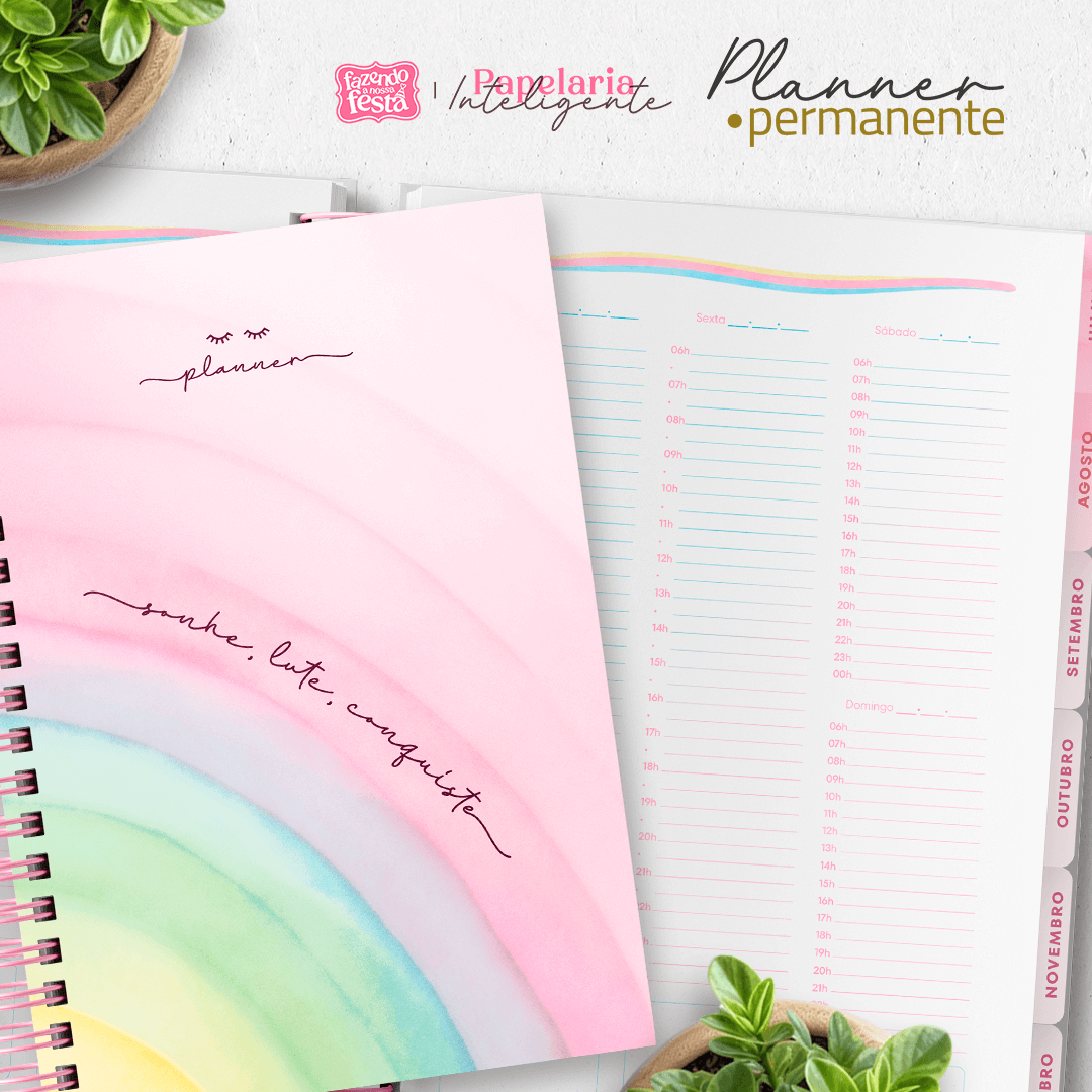 Permanente Planner Colorido 2026 Permanente Planner Colorido 2026