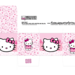 Caixa Cubo Hello Kitty