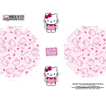 Caixa Oitava Shaker 2 Kit Festa Hello Kitty