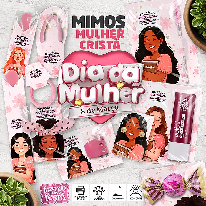 Mimos para o Dia da Mulher Crista