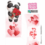 Caixa Display Dia dos Namorados Panda