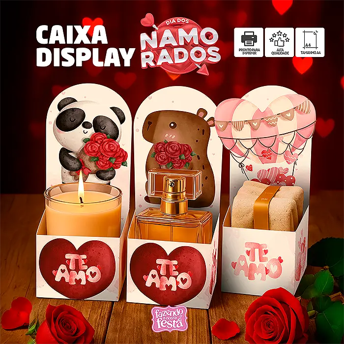 Caixa Display Dia dos Namorados