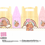Caixa Maleta Kit Festa Capivara
