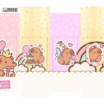 Caixa Milk Capivara fofa