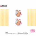 Caixa Milk Shaker 2 Capivara fofa