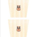 Adesivo Balde Pipoca Personalizados Capivara Menino