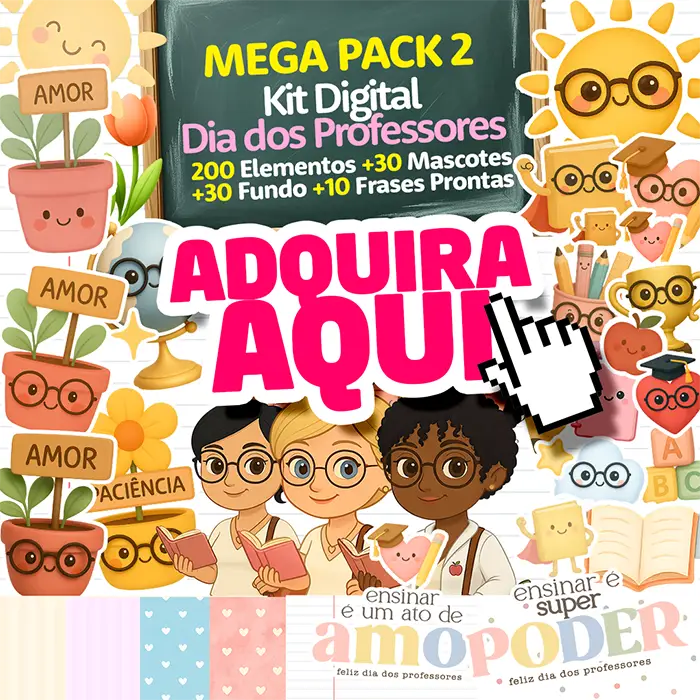 Adquira o Pack Dia dos Professores 2025
