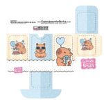 Caixa Baleiro Personalizados Capivara Menino