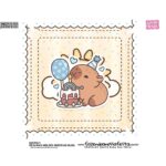 Caixa Bombom Tampa Personalizados Capivara Menino