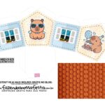 Caixa Casinha Personalizados Capivara Menino