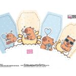 Caixa China in Box Personalizados Capivara Menino