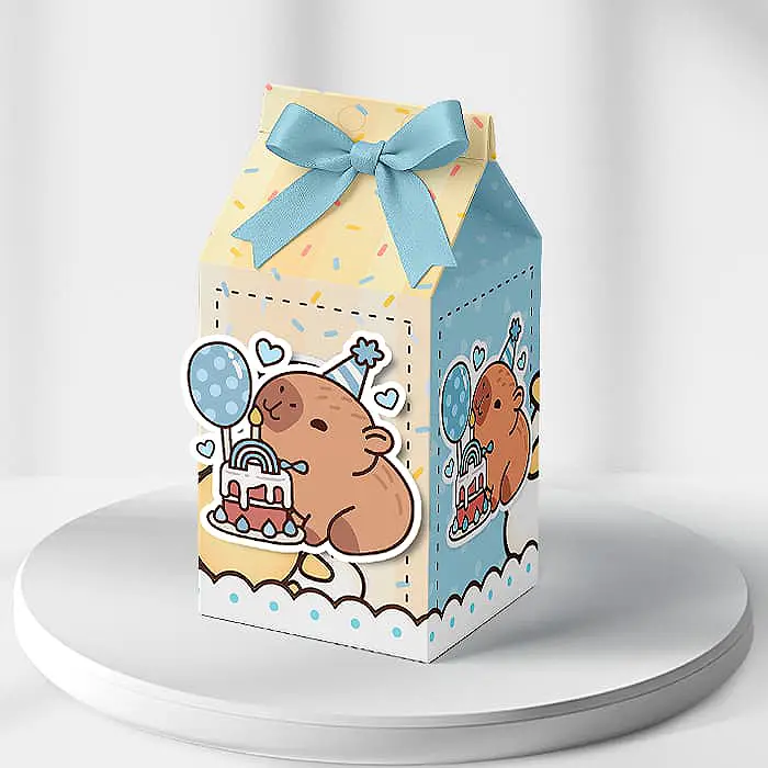 Caixa Milk Capivara Menino Caixa Milk Capivara Menino
