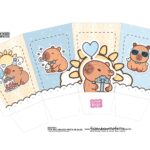 Caixa Pipoca Personalizados Capivara Menino