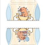 Caixa Surpresa Personalizados Capivara Menino