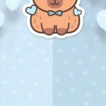 Capivara Menino Convite Celular 2