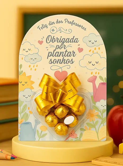 Card Gigante Dia dos professores exemplo