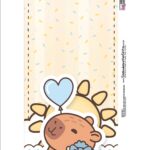 Kit Digital Capivara Menino Alca Kit Cineminha 2