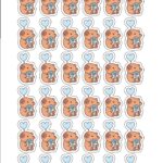 Kit Digital Capivara Menino Aplique para Caixinhas Pequeno 2