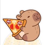 Kit Digital Capivara Menino Centro de Mesa copiar 2