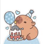 Kit Digital Capivara Menino Totem