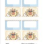 Plaquinha de Comida Dupla Personalizados Capivara Menino