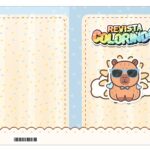 Revista Colorindo Personalizados Capivara Menino