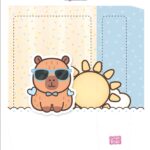 Sacolinha Personalizados Capivara Menino